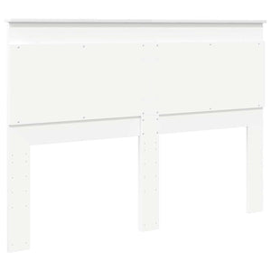 vidaXL Tête de lit avec tête de lit Blanc 160 cm Bois d'ingénierie