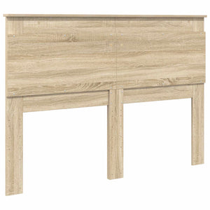 vidaXL Tête de lit avec panneau de tête Chêne Sonoma 140 cm Bois d'ingénierie