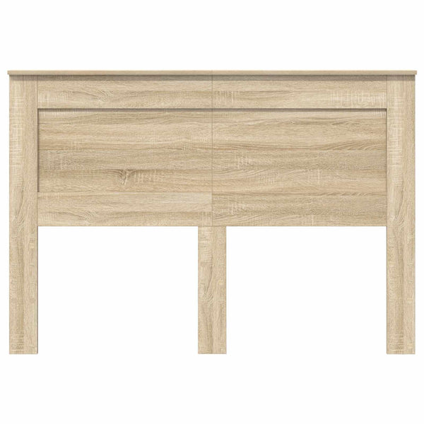 vidaXL Tête de lit avec panneau de tête Chêne Sonoma 140 cm Bois d'ingénierie