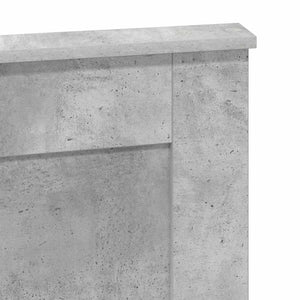 Kopfteil Grau Beton 140 cm
