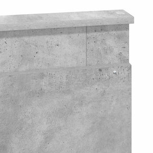 Kopfteil Grau Beton 140 cm