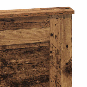 vidaXL Tête de lit avec tête de lit bois de récupération 140 cm Bois d'ingénierie