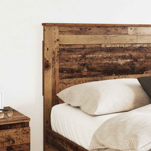 vidaXL Tête de lit avec tête de lit bois de récupération 140 cm Bois d'ingénierie
