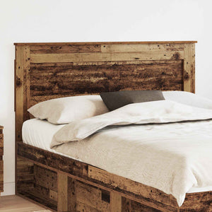 vidaXL Tête de lit avec tête de lit bois de récupération 140 cm Bois d'ingénierie