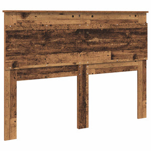 vidaXL Tête de lit avec tête de lit bois de récupération 140 cm Bois d'ingénierie