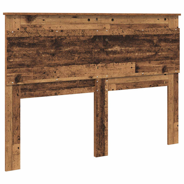 vidaXL Tête de lit avec tête de lit bois de récupération 140 cm Bois d'ingénierie
