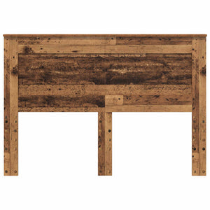 vidaXL Tête de lit avec tête de lit bois de récupération 140 cm Bois d'ingénierie
