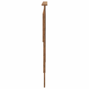 vidaXL Tête de lit avec tête de lit bois de récupération 140 cm Bois d'ingénierie