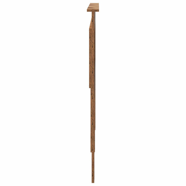 vidaXL Tête de lit avec tête de lit bois de récupération 140 cm Bois d'ingénierie