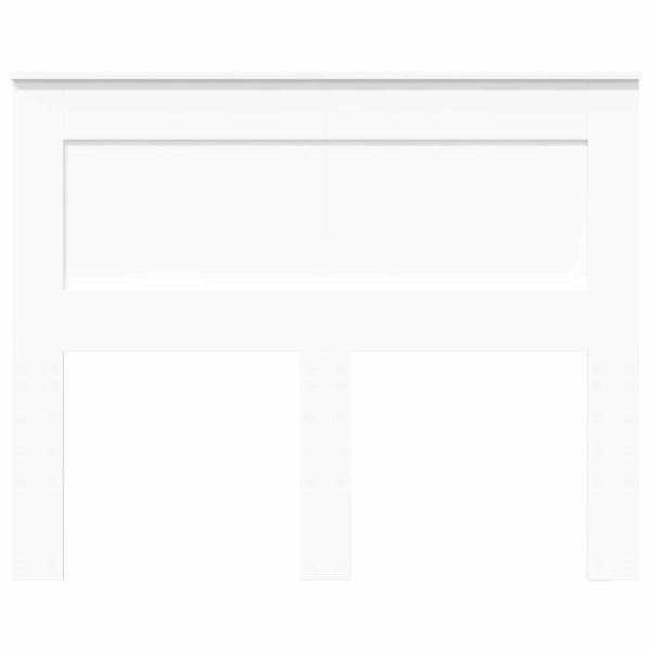 vidaXL Tête de lit avec panneau Blanc 135 cm Bois d'ingénierie