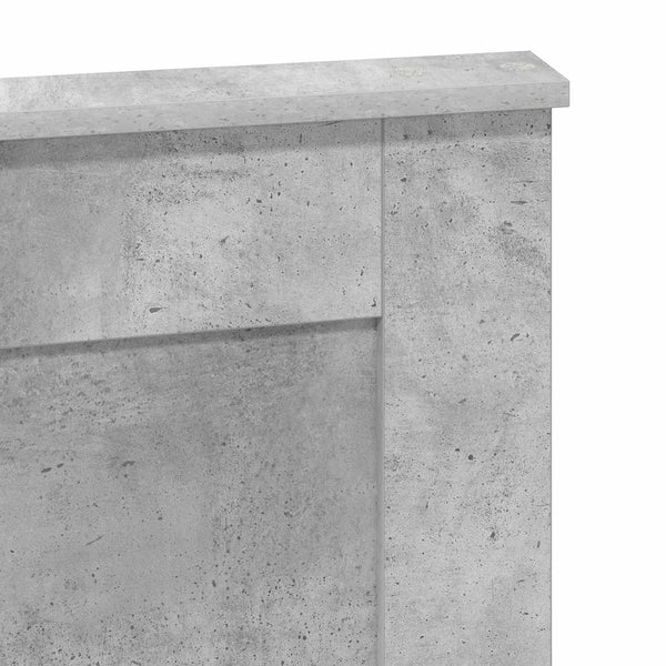 Graues Betthaupt 135cm