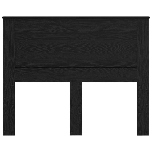 Schwarzes Kopfteil Eiche Optik 120 cm