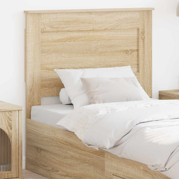 vidaXL Tête de lit Sonoma Chêne 100 cm Bois d'ingénierie