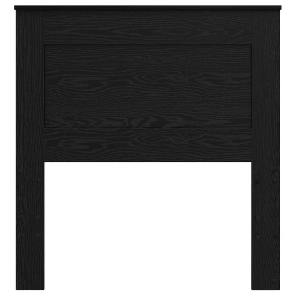 Schwarzes Kopfteil Eichenoptik 80 cm