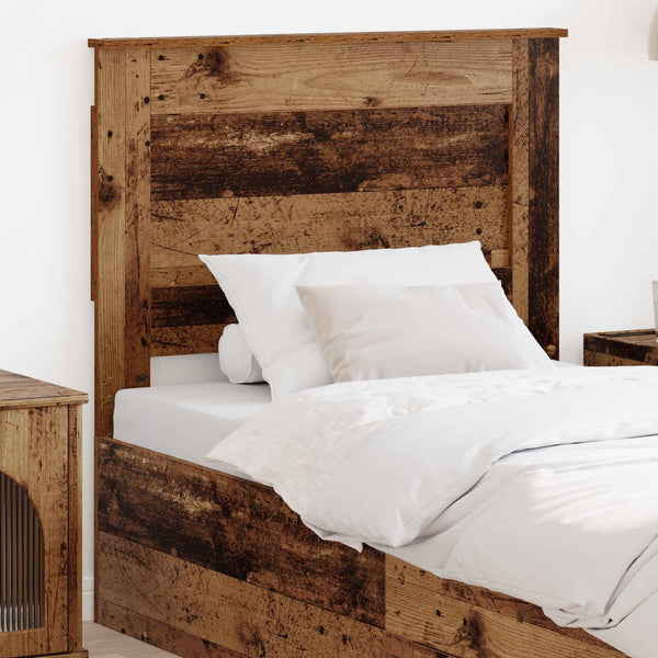 vidaXL Tête de lit avec tête de lit en bois de récupération 80 cm en bois d'ingénierie