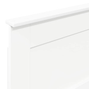 Weißes Kopfteil 75 cm aus Holzwerkstoff