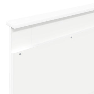 Weißes Kopfteil 75 cm aus Holzwerkstoff
