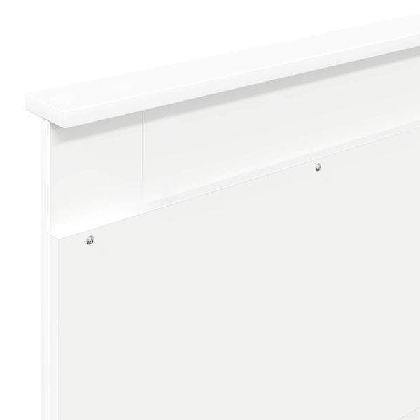 Weißes Kopfteil 75 cm aus Holzwerkstoff