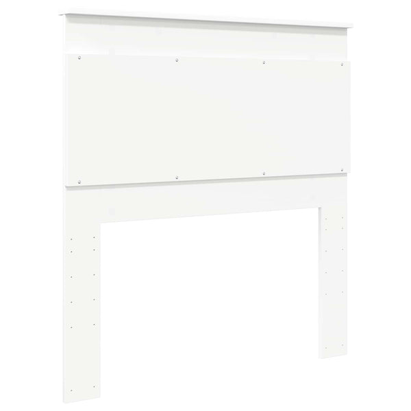 Weißes Kopfteil 75 cm aus Holzwerkstoff