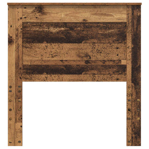 vidaXL Tête de lit avec tête de lit en bois de récupération 75 cm en bois d'ingénierie
