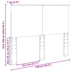 Kopfteil Altholz 138 cm