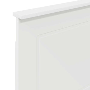 Weißes Kopfteil 100 cm