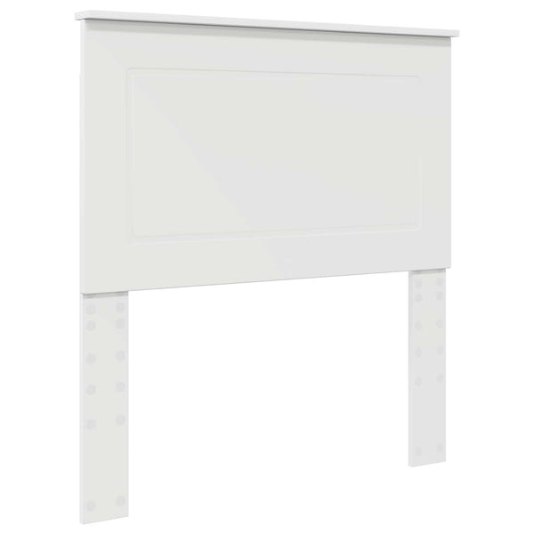 Weißes Kopfteil 100 cm