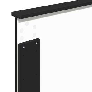Schwarzes Eichen Kopfteil 100 cm