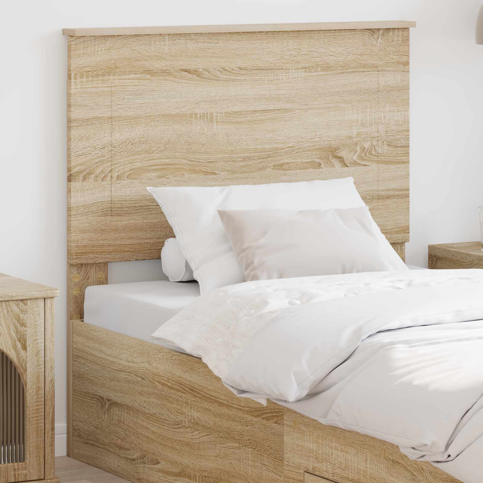 vidaXL Tête de lit chêne Sonoma 100 cm Bois d'ingénierie