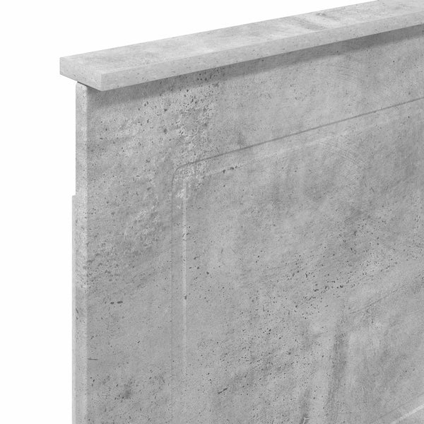 Betongraues Kopfteil 100 cm