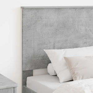 Betongraues Kopfteil 100 cm