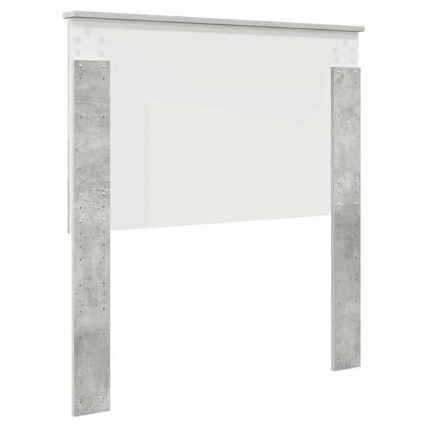 Betongraues Kopfteil 100 cm