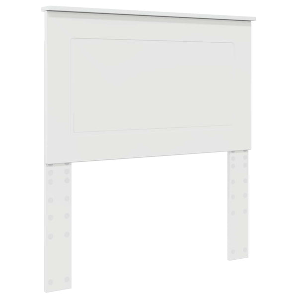 vidaXL Tête de lit Blanc brillant 100 cm Bois d'ingénierie