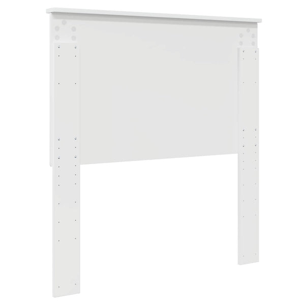 vidaXL Tête de lit Blanc brillant 100 cm Bois d'ingénierie