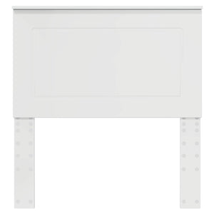 vidaXL Tête de lit Blanc brillant 100 cm Bois d'ingénierie