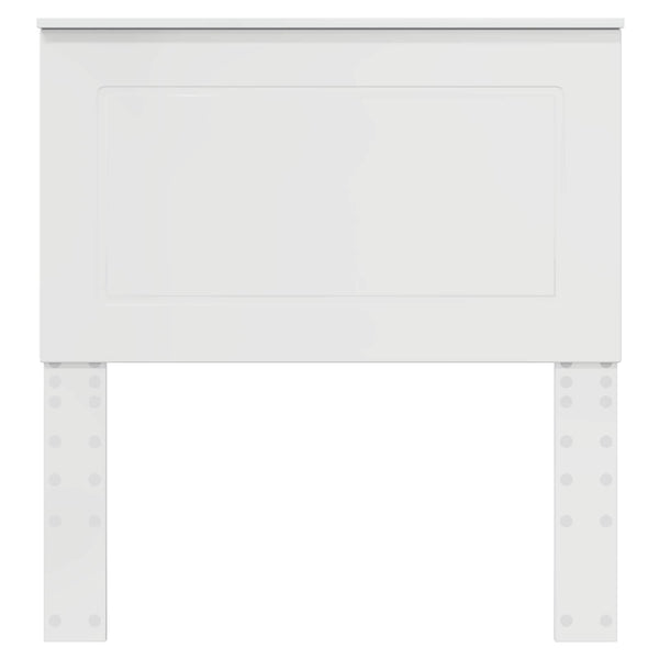 vidaXL Tête de lit Blanc brillant 100 cm Bois d'ingénierie