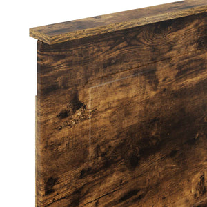 vidaXL Tête de lit Chêne fumé 100 cm Bois d'ingénierie
