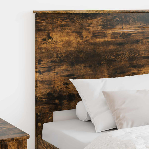 vidaXL Tête de lit Chêne fumé 100 cm Bois d'ingénierie