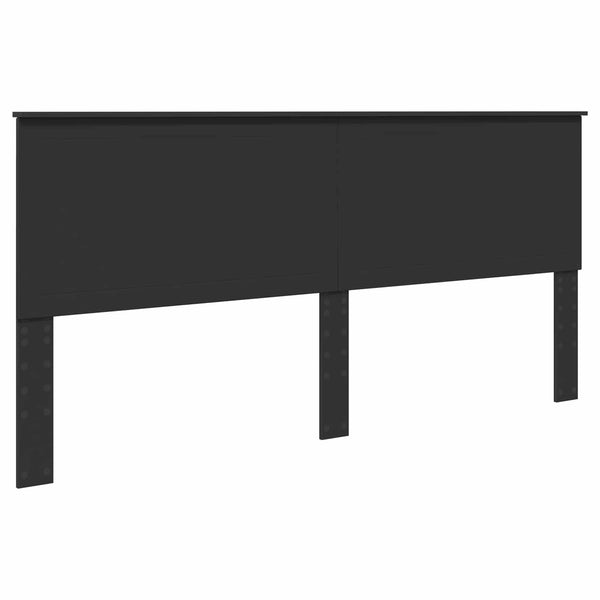 Schwarzes Kopfteil Eichenoptik 200 cm