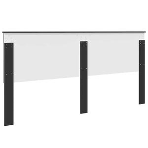 Schwarzes Kopfteil Eichenoptik 200 cm