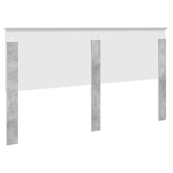 Kopfteil Grau Beton 180 cm