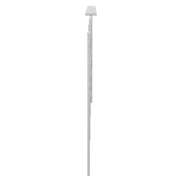 Kopfteil Grau Beton 180 cm
