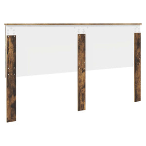 vidaXL Tête de lit Chêne fumé 180 cm Bois d'ingénierie