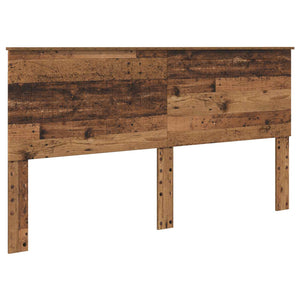 vidaXL Tête de lit avec tête de lit en bois de récupération 180 cm Bois d'ingénierie