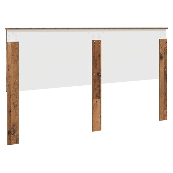 vidaXL Tête de lit avec tête de lit en bois de récupération 180 cm Bois d'ingénierie