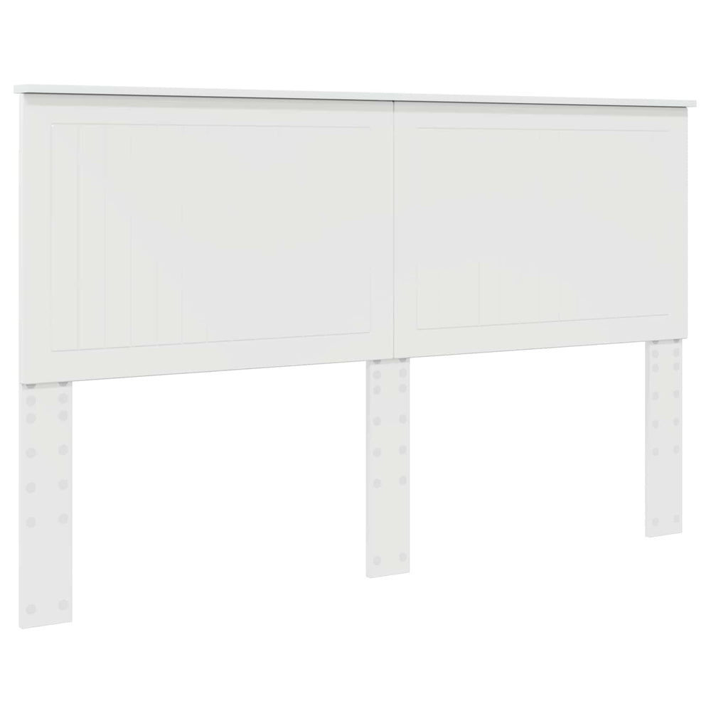 Glänzendes Weißes Kopfteil 160 cm