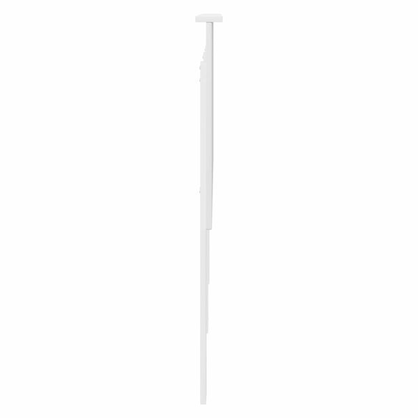 Glänzendes Weißes Kopfteil 160 cm