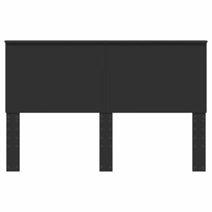 vidaXL Tête de lit avec tête de lit Noir aspect chêne 150 cm Bois d'ingénierie