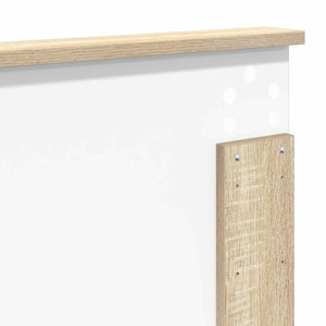 vidaXL Tête de lit avec tête de lit chêne Sonoma 150 cm Bois d'ingénierie