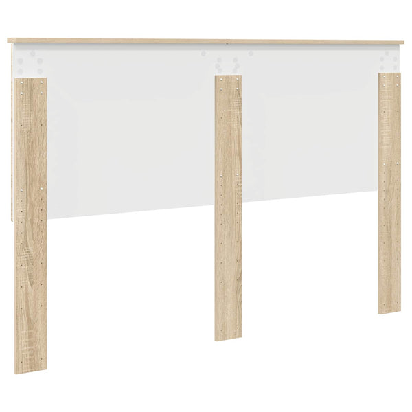 vidaXL Tête de lit avec tête de lit chêne Sonoma 150 cm Bois d'ingénierie